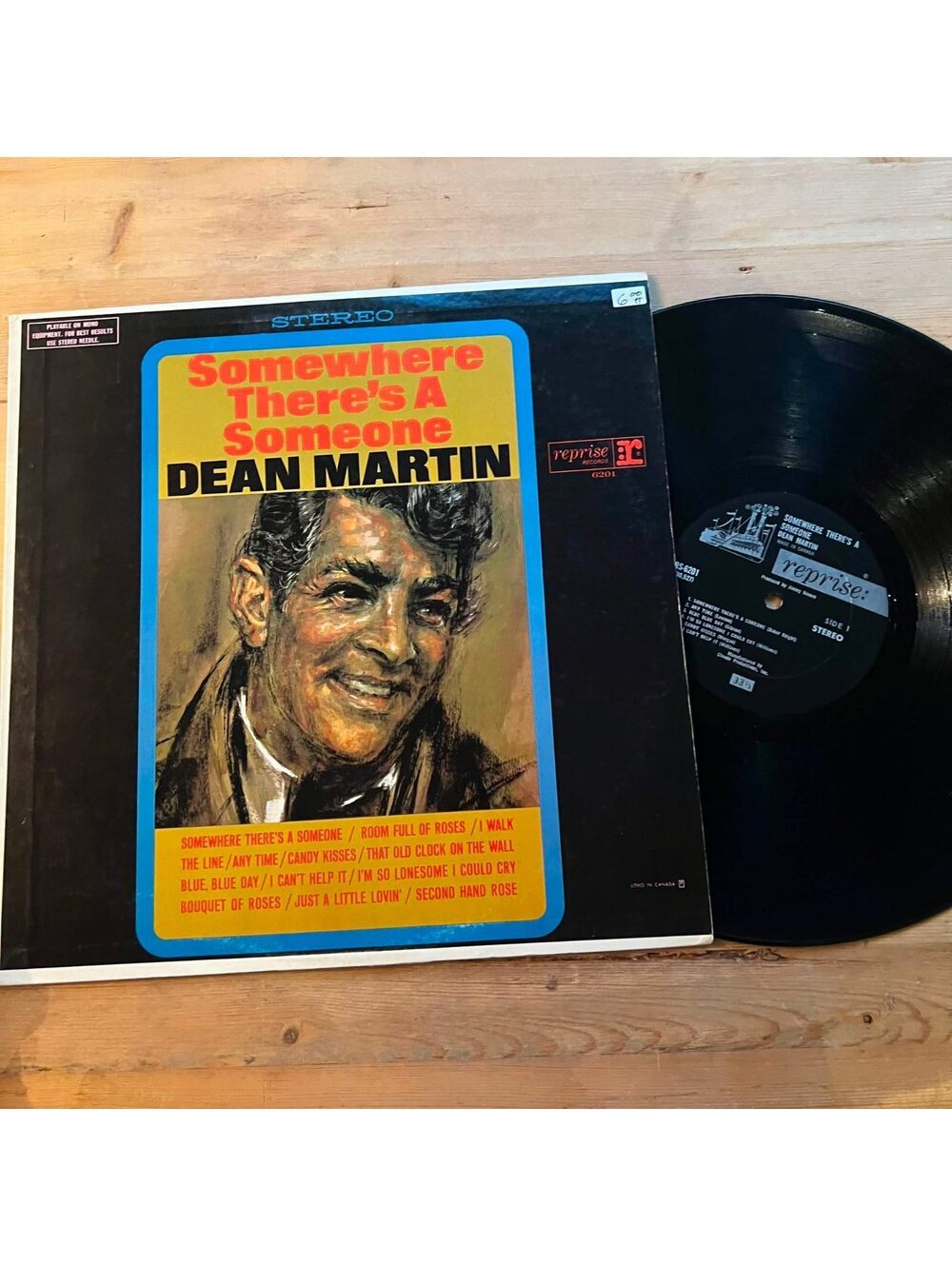 Dean Martin - Somewhere there's a Someone 33rpm VG+ VR18